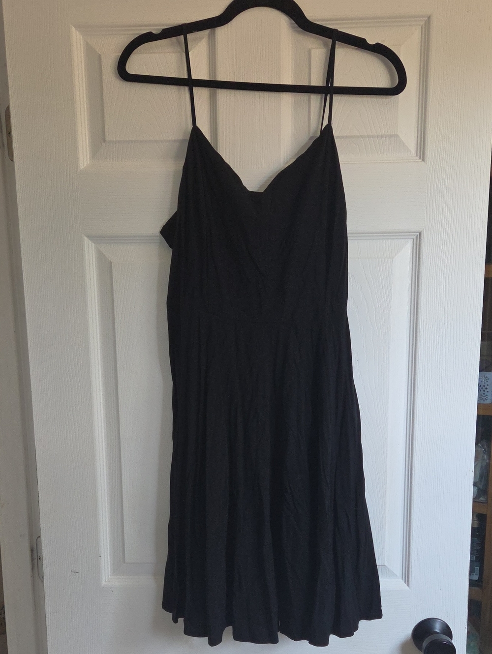 Old Navy Black Spaghetti Strap Mini Dress
